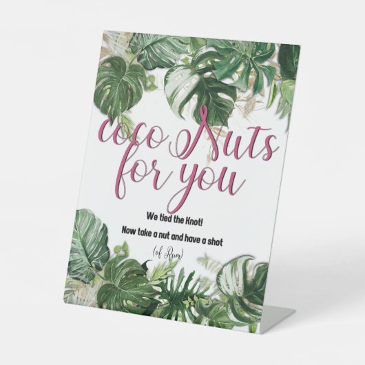 CocoNuts for Youペデスタルサイン 台座サイン (正面)