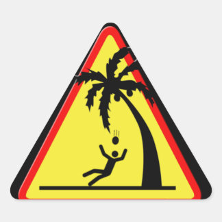 Coconuts Kill Logo – ステッカーセット20 三角形シール