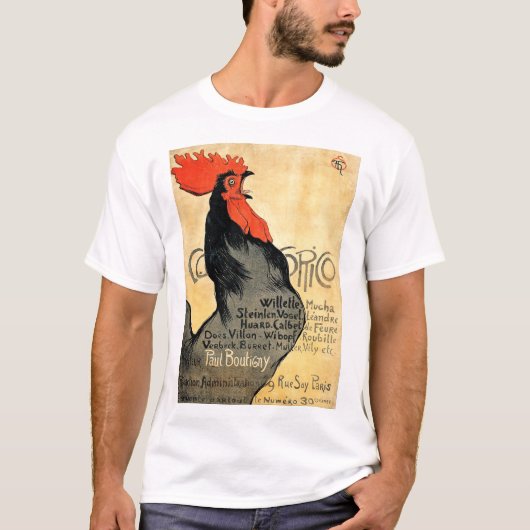 Cocoricoのヴィンテージのフランス人ポスター Tシャツ (正面)