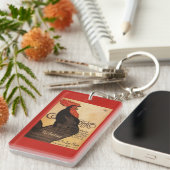 Cocoricoの定期刊行のオンドリの昇進ポスター キーホルダー (正面右)