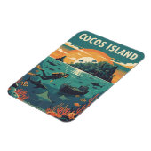 Cocos Island Scuba Diver マグネット (左側)