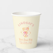 Coctail Bridal Shower Yellow 紙コップ (正面)