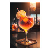 Cóctel Manhattan フォトプリント (正面)