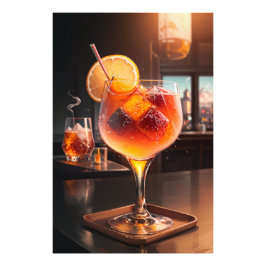 Cóctel Manhattan フォトプリント