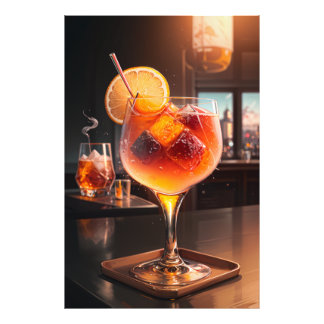 Cóctel Manhattan フォトプリント