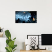 CODゾンビ起源ゾンビマップ ポスター (ホームオフィス)