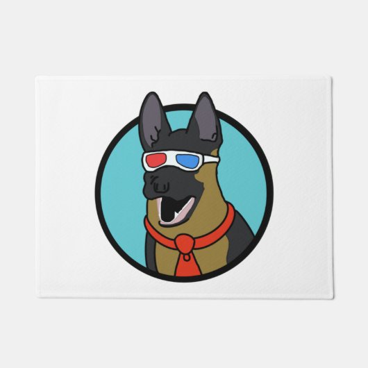CoD German Shepherd私は私が何をしているのかアイディアがない ドアマット (正面)