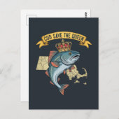 Cod Save the Queen ポストカード (正面/裏面)