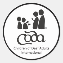 CODAステッカー3" ラウンドシール