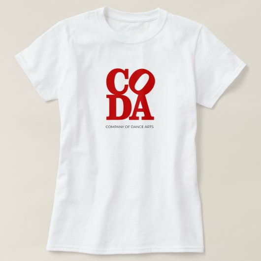 CODAラブ Tシャツ (デザイン正面)