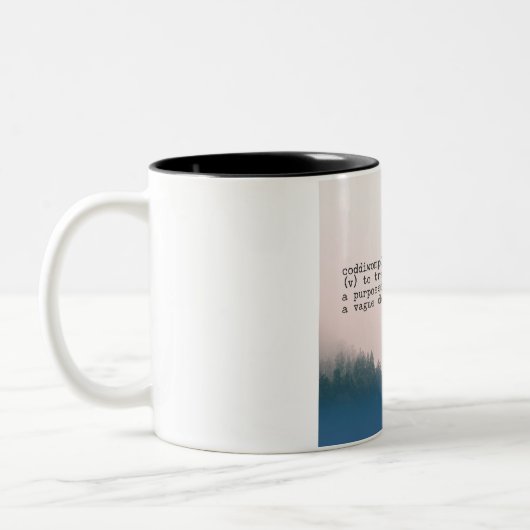 Coddiwomple ツートーンマグカップ (左)