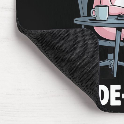 Code-alotl Funny Axolotl Tee For Programmers マウスパッド (コーナー)