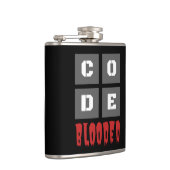 CODE BLOODコード化コンピュータプログラマーおもしろい フラスク (右)