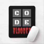 CODE BLOODコード化コンピュータプログラマーおもしろい マウスパッド (マウス)