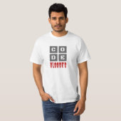 CODE BLOODコード化コンピュータプログラマーおもしろい Tシャツ (正面フル)