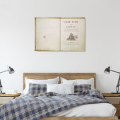 Code Civil、タイトルページで開く， 1804 キャンバスプリント (インサイチュ (寝室))