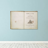 Code Civil、タイトルページで開く， 1804 キャンバスプリント (インサイチュ (ウッドフロア))