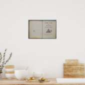 Code Civil、タイトルページで開く， 1804 ポスター (キッチン)