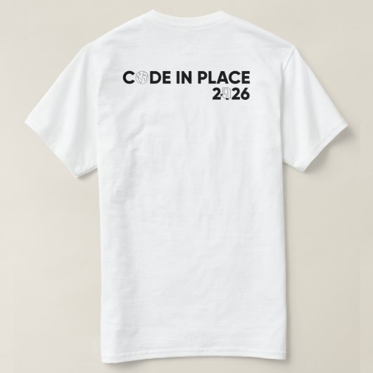 Code in Place 2026 Tシャツ (デザイン裏面)