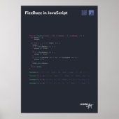 Code Is Art - Code Poster 20" x 28" ポスター (正面)