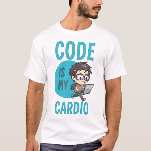 Code Is My Cardio Tシャツ (正面)