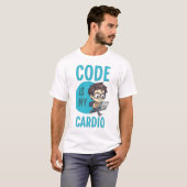 Code Is My Cardio Tシャツ (正面フル)