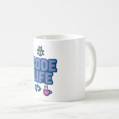 CODE LIFE Mug – For Programmers Who Debug Coffee コーヒーマグカップ (正面右)