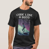 Code like a boss 2 tシャツ (正面)