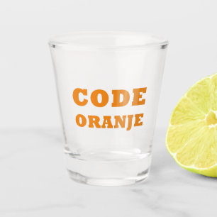 Code Oranjeショットグラス：抱擁オランダプライド ショットグラス