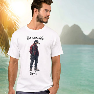 Code Reptile WarriorのTシャツを守る Tシャツ