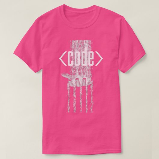 Code  tシャツ (デザイン正面)