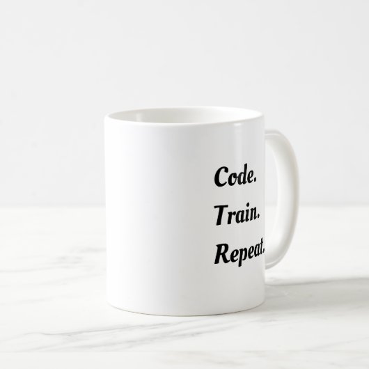 Code Train Repeat AI エンジニア マグ – 機械 (正面右)