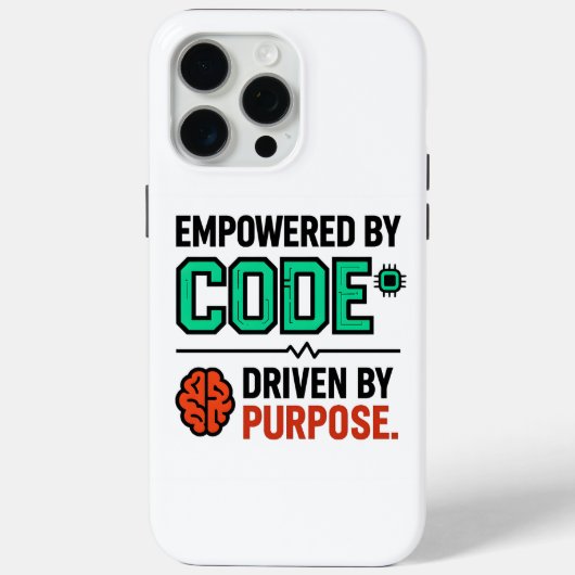 Code With Purpose iPhoneケース Case-Mate iPhoneケース (裏面)