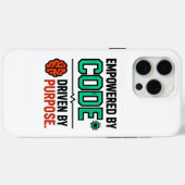Code With Purpose iPhoneケース Case-Mate iPhoneケース (裏面 (横))