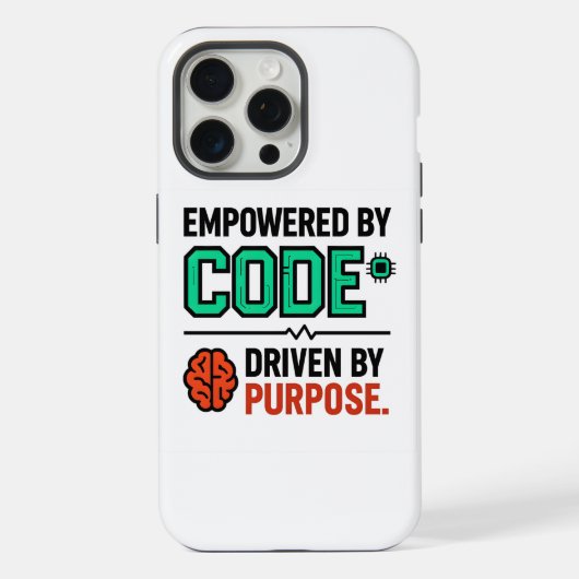 Code With Purpose iPhoneケース iPhone 15 Pro Maxケース (裏面)