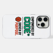Code With Purpose iPhoneケース iPhone 15 Pro Maxケース (裏面横)