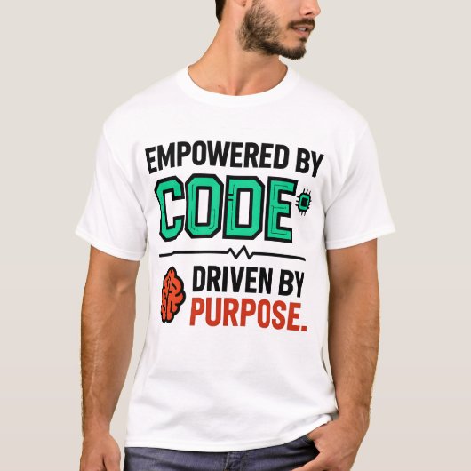 Code With Purpose T-Shirt Tシャツ (正面)