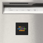Code works funny programmer coding software マグネット (インサイチュ (食洗機))