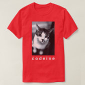 Codeine Cat Funny Tシャツ (デザイン正面)