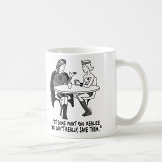 CodependentのSuperheroinesのクラシックのマグ コーヒーマグカップ