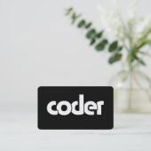 Coder 名刺 (スタンド正面)