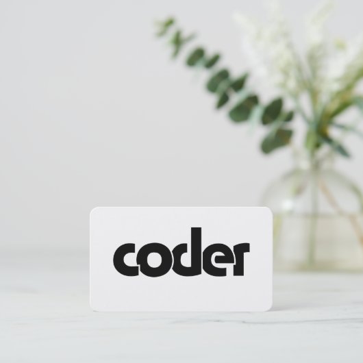 Coder 名刺 (スタンド正面)