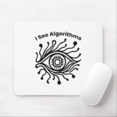 Coder Gift – Tech Eye Design – Mouse Pad マウスパッド (マウス)