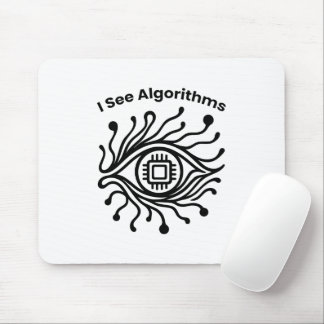 Coder Gift – Tech Eye Design – Mouse Pad マウスパッド