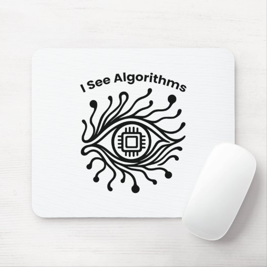 Coder Gift – Tech Eye Design – Mouse Pad マウスパッド (マウス)