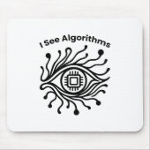 Coder Gift – Tech Eye Design – Mouse Pad マウスパッド (正面)