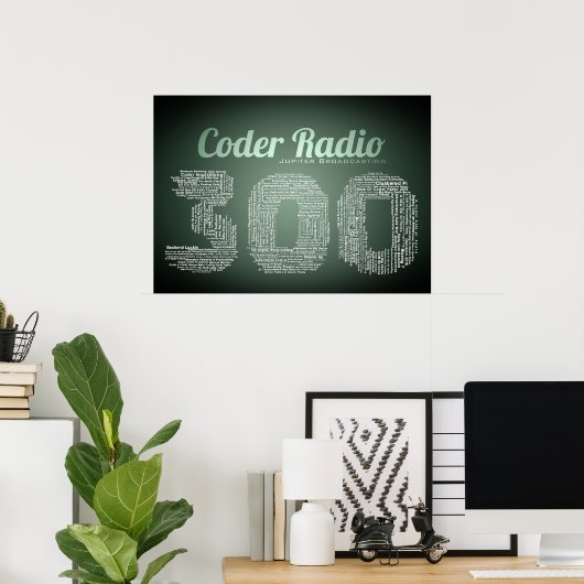 Coder Radio 300ポスター ポスター (ホームオフィス)