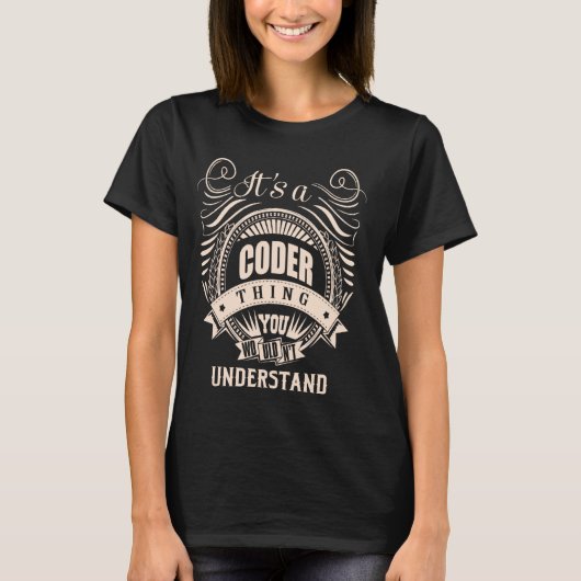 CODER THINGギフト Tシャツ (正面)