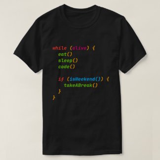 Coder's Life Cycle T-shirt Tシャツ