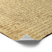 Codex Leicesterのページ， 1508-12 ポスター (角)